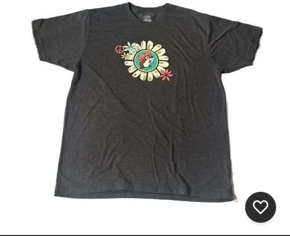 Buc-ee's Makes My Soul Shine Hippie Van Graphic T-Shirt Size Large